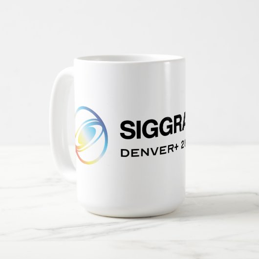 SIGGRAPH 2024 15oz Mok (Voorkant links)