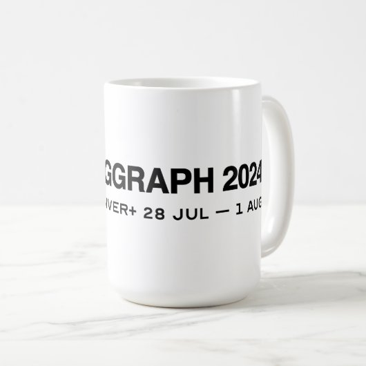 SIGGRAPH 2024 Mug 15oz (Devant droit)