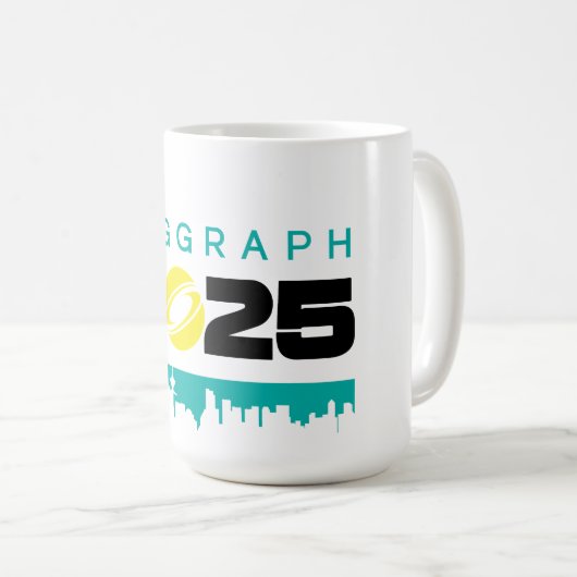 SIGGRAPH 2025 Mug 15oz (Devant droit)
