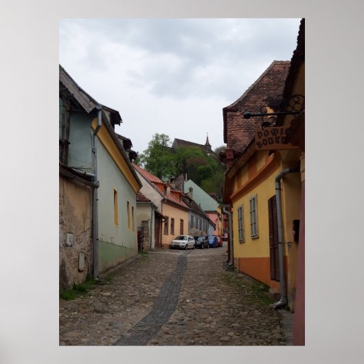 Sighisoara Medieval Town Transsylvania Poster (Voorkant)
