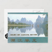 Sight of Lijiang River Briefkaart (Voorkant / Achterkant)