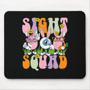 Sight Squad Therapist Optometrist Optometrie Bunny Muismat