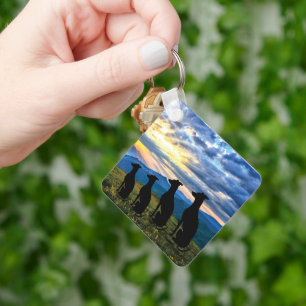 Sighthounds & Sunset Sleutelhanger