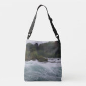 Sightsee op Niagara Herfsten Crossbody Tas (Achterkant)