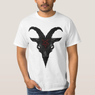 Sigil of Baphomet Goat of Mendes Satan Dark Gothic T-shirt