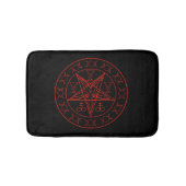 Sigil of Baphomet triple moon and sigil of lucifer Badmat (Voorkant)