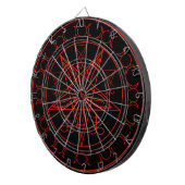 Sigil of Baphomet triple moon and sigil of lucifer Dartbord (Voorkant Rechts)