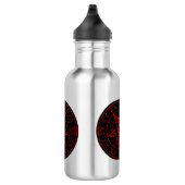 Sigil of Baphomet triple moon and sigil of lucifer Waterfles (Rechts)