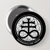 Sigil of Leviathan Ronde Button 4,0 Cm (Voorkant /achterkant)