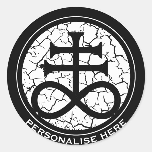 Sigil of Leviathan Ronde Sticker (Voorkant)