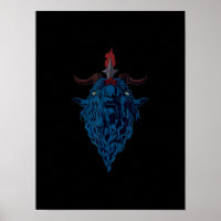 Sigil van Baphomet Goat van Mendes Satan Dark Goth