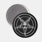 Sigil van Baphomet magnet Magneet (Voorkant / Achterkant)