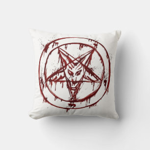 Sigil van Baphomet met geitenkop Kussen