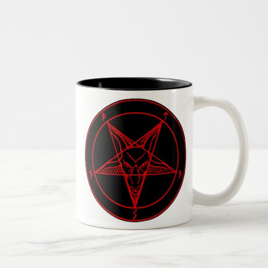 SIGIL VAN BAPHOMET TWEEKLEURIGE KOFFIEMOK (Rechts)