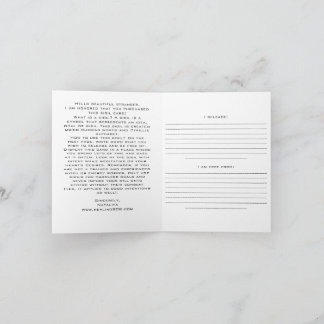 Sigilkaart voor Loslaten en Bevrijden Notitiekaartje