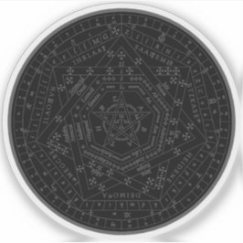 Sigillum Dei Aemeth (grijs) Sticker