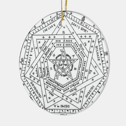 Sigillum Dei Aemeth Keramisch Ornament (Links)