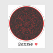 Sigillum Dei Aemeth (rood) Sticker (Vel)