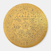 Sigillum Dei Seal of God Angelic John Dee Diagram Magneet (Voorkant)