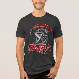 SIGM 3 Heren Basic T-Shirt Tri-Blend Shirt