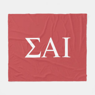 Sigma Alpha Iota Griekse Letters Fleece Deken