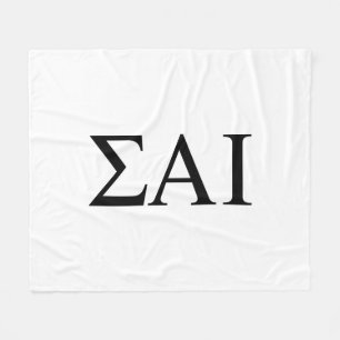 Sigma Alpha Iota Griekse Letters Fleece Deken