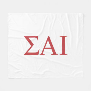 Sigma Alpha Iota Griekse Letters Fleece Deken