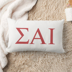 Sigma Alpha Iota Griekse Letters Kussen