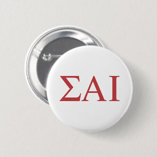 Sigma Alpha Iota Griekse Letters Ronde Button 5,7 Cm