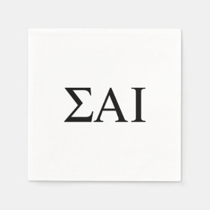 Sigma Alpha Iota Griekse Letters Servet