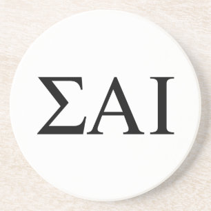 Sigma Alpha Iota Griekse Letters Zandsteen Onderzetter