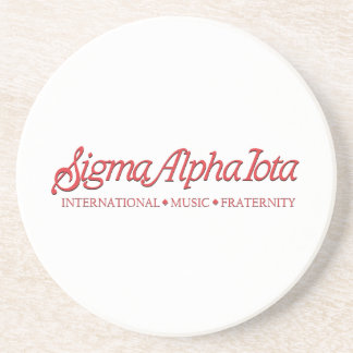 Sigma Alpha Iota Internationale Muziekvereniging Zandsteen Onderzetter
