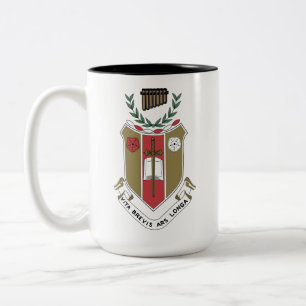 Sigma Alpha Iota Muziek Fraternity Wapen Tweekleurige Koffiemok