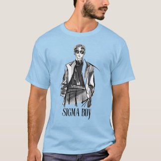 Sigma boy thema shirt aura 9999+ alleen te koop