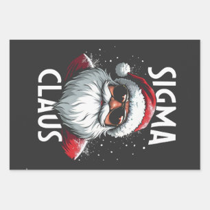 Sigma Claus Grappige Gen Alpha Middelbare School K Inpakpapier Vel