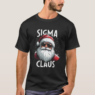 Sigma Claus Grappige Gen Alpha Middelbare School K T-shirt