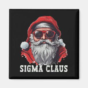 Sigma Claus Kerstman Grappig Kerst Rizz Meme Kerst Magneet