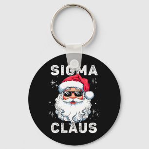 Sigma Claus Kerstman Grappige Kerst Rizz Man The R Sleutelhanger