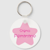 Sigma Feminine Acrylic Keychain (Voorkant)