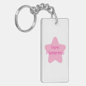 Sigma Feminine Acrylic Keychain (Voorkant Links)