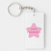 Sigma Feminine Acrylic Keychain (Voorkant)