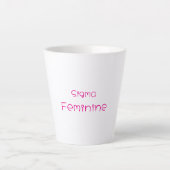Sigma Feminine Latte Mug Mok (Voorkant)