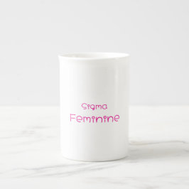 Sigma Feminine Specialty Mug Porselein Kop