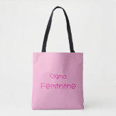 Sigma Feminine Tote Draagtas (Voorkant)