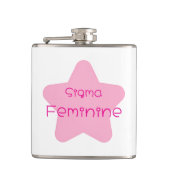 Sigma Feminine Vinyl Wrapped Flask Heupfles (Voorkant)