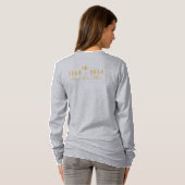 Sigma Gamma Nu 45th Long Sleeve Gld Ltr. T-shirt (Achterkant volledig)