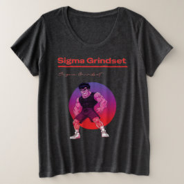 Sigma Grindset Grote Maat T-shirt