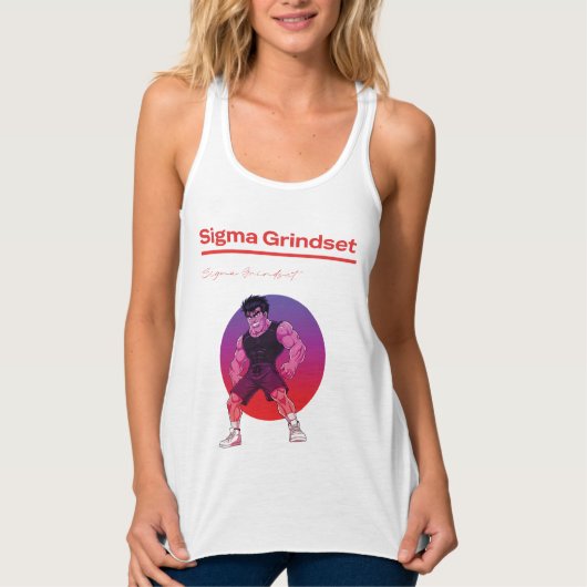 Sigma Grindset Tanktop (Voorkant)