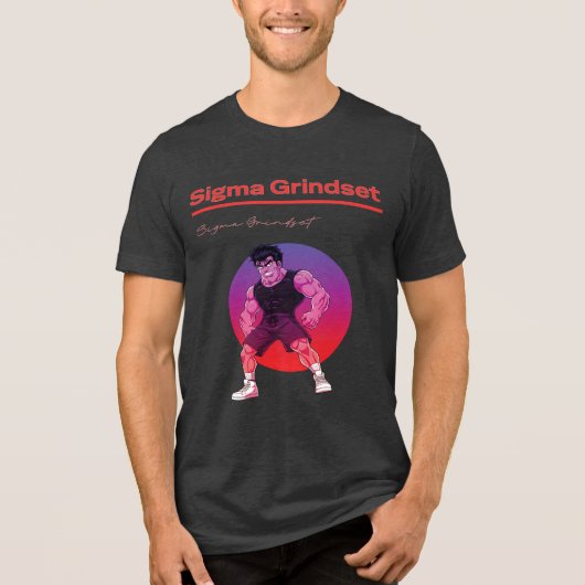Sigma Grindset Tri-Blend Shirt (Voorkant)