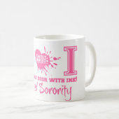 Sigma Iota Coffee Mok (Voorkant rechts)